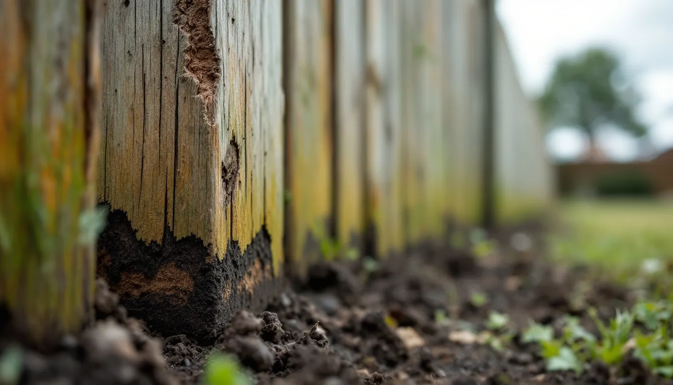 Wood Fence Rotting at the Base